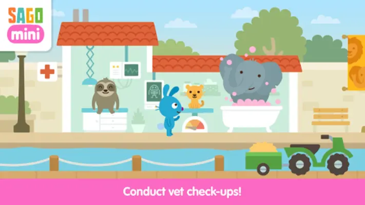 Sago Mini Zoo Playset android App screenshot 1